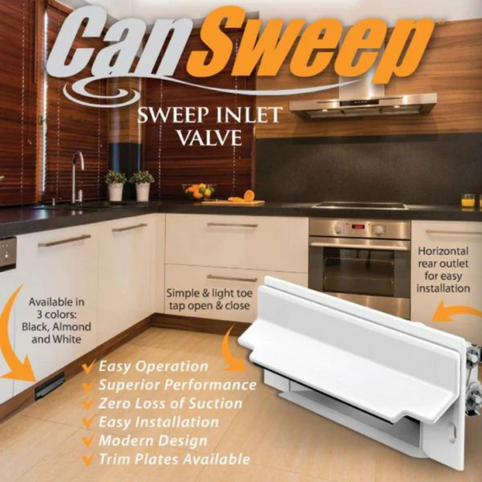 CanSweep Automatic Dustpan Set Black